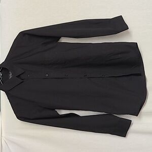 Boys 12 Black Button Down Dress Shirt Daniel Elissa NY